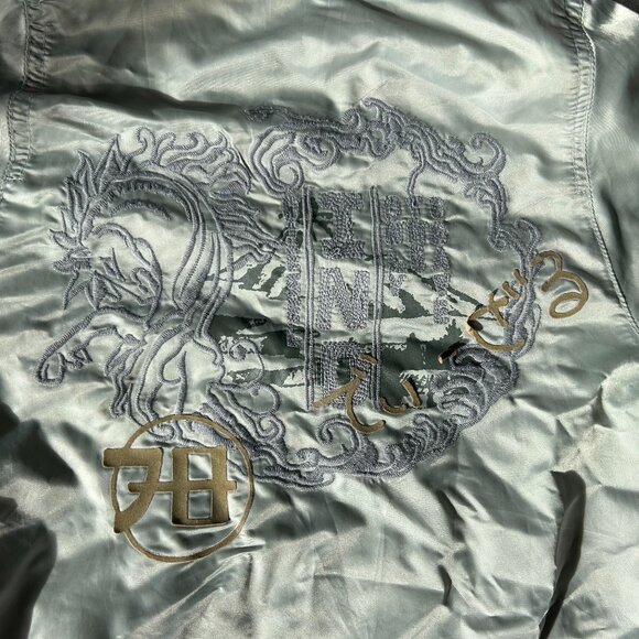 Vintage Diesel Reversible Bomber Jacket - Early 2000s Rare Embroidered Design, S - Picture 7 of 11